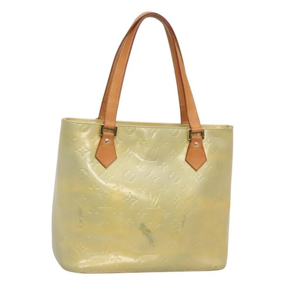 LOUIS VUITTON Monogram Vernis Houston Hand Bag Gris M91053 LV Auth hk2535 - Picture 4 of 15